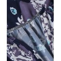 Kimono bleumarin cu imprimeu floral  - 7