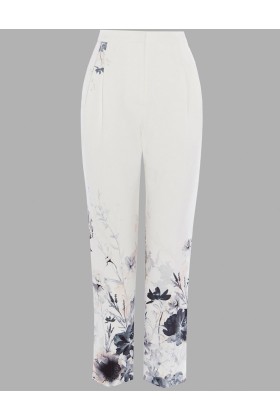 Pantaloni cu imprimeu floral Raspberry - 5