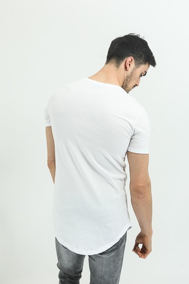 Tricou alb clasic  - 2