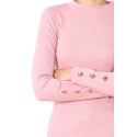 Bluza roz cu nasturi aurii  - 2