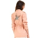 Jacheta lunga roz de primavara  - 3